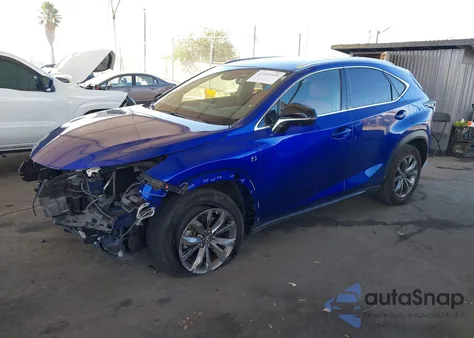 2021 Lexus Nx 300 F Sport из США, поврежденный, VIN JTJSARBZ8M2195861
